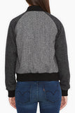 *Levi's 160560000 Herringbone Wool Cropped Baseball Jacket Size Medium
