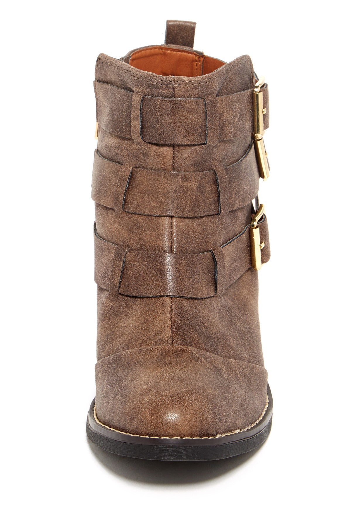 REPORT Aydin Leather Ankle Booties Boots Size 10 - Designer-Find Warehouse - 2