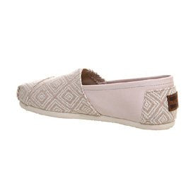 TOMS Womens Diamond Woven Whisper Beige Canvas Slip-On Shoes Size 6.5 - Designer-Find Warehouse - 2
