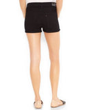 Levi's Juniors Black Cuffed High-Waist Denim Shorts Size 5 - Designer-Find Warehouse - 2
