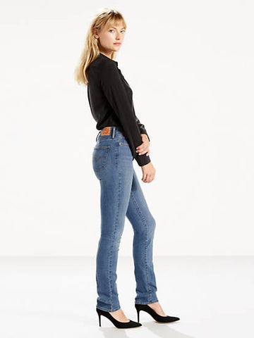 Levi's Womens Classic Mid Rise Slimming Slim Fit  Stretch Denim Jeans Size 8M / 29 x 32