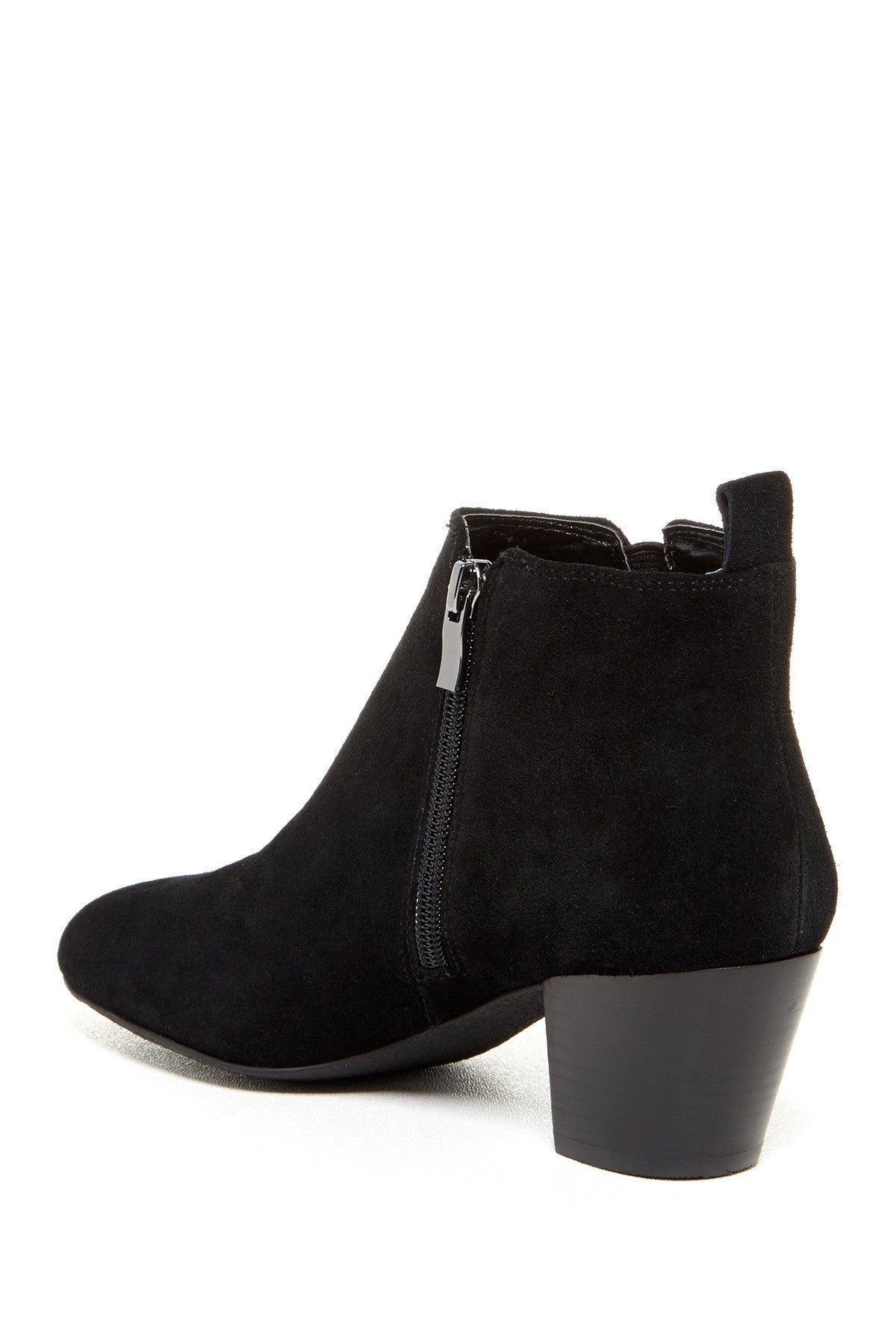 Tesori Frankie Black Suede Booties Boots Size 8