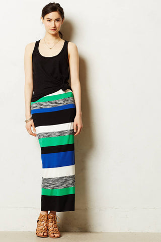 Anthropologie Color Theory Maxi Skirt By Bailey 44 Size Petite Small - Designer-Find Warehouse - 1