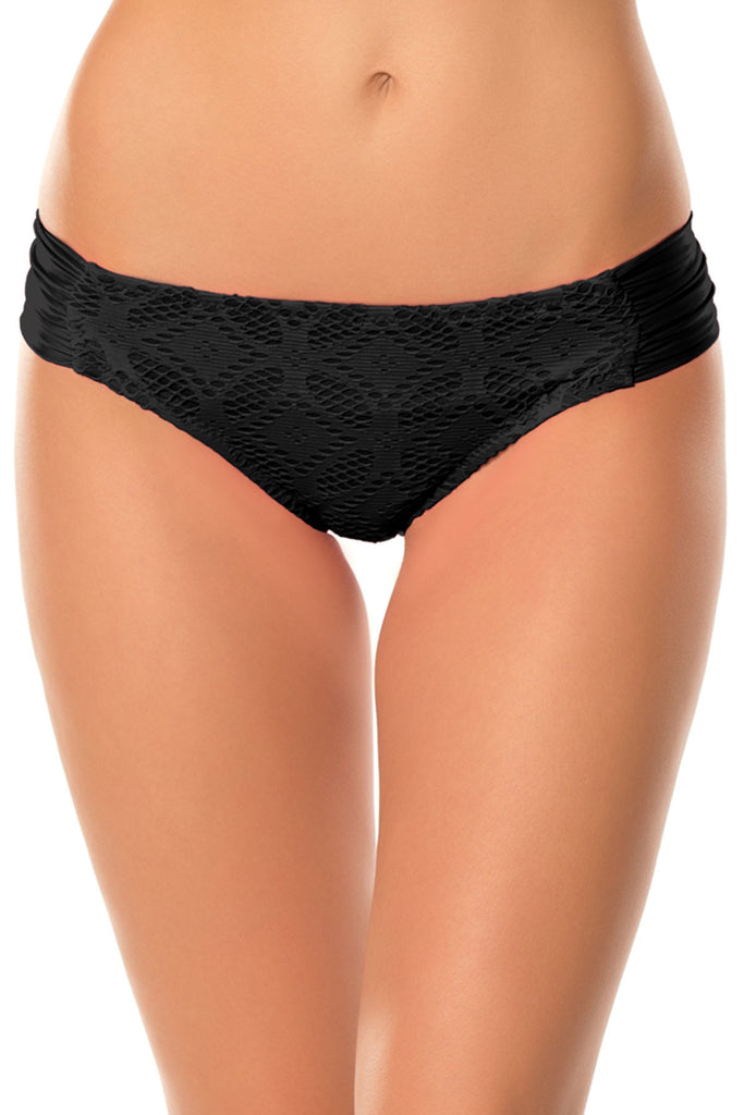 BECCA Womens American Fit Black Tab Side Hipster Bikini Bottoms Size L –  Mall Closeouts