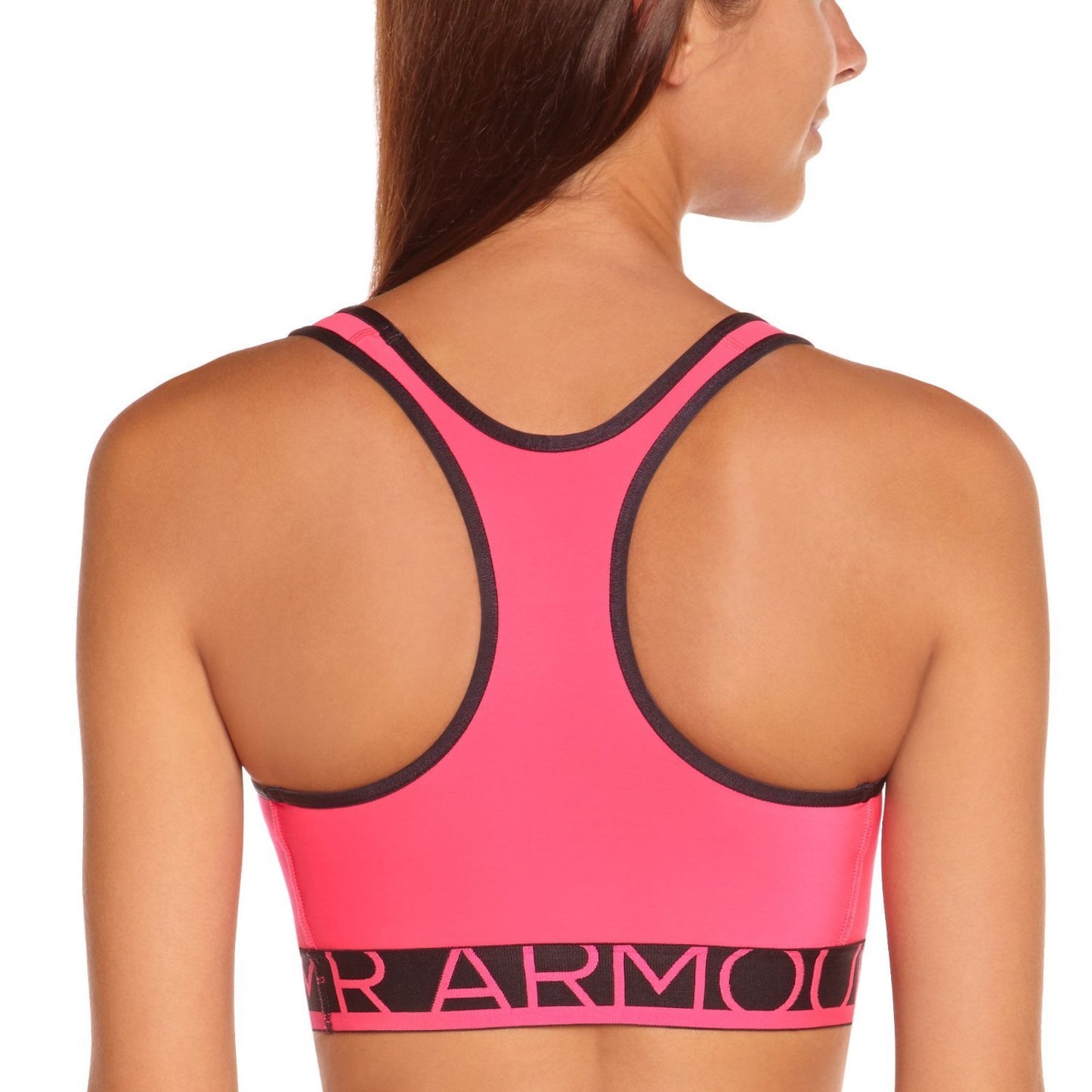 Under Armour Ladies Alpha Sports Bra Pink Shock Size Small