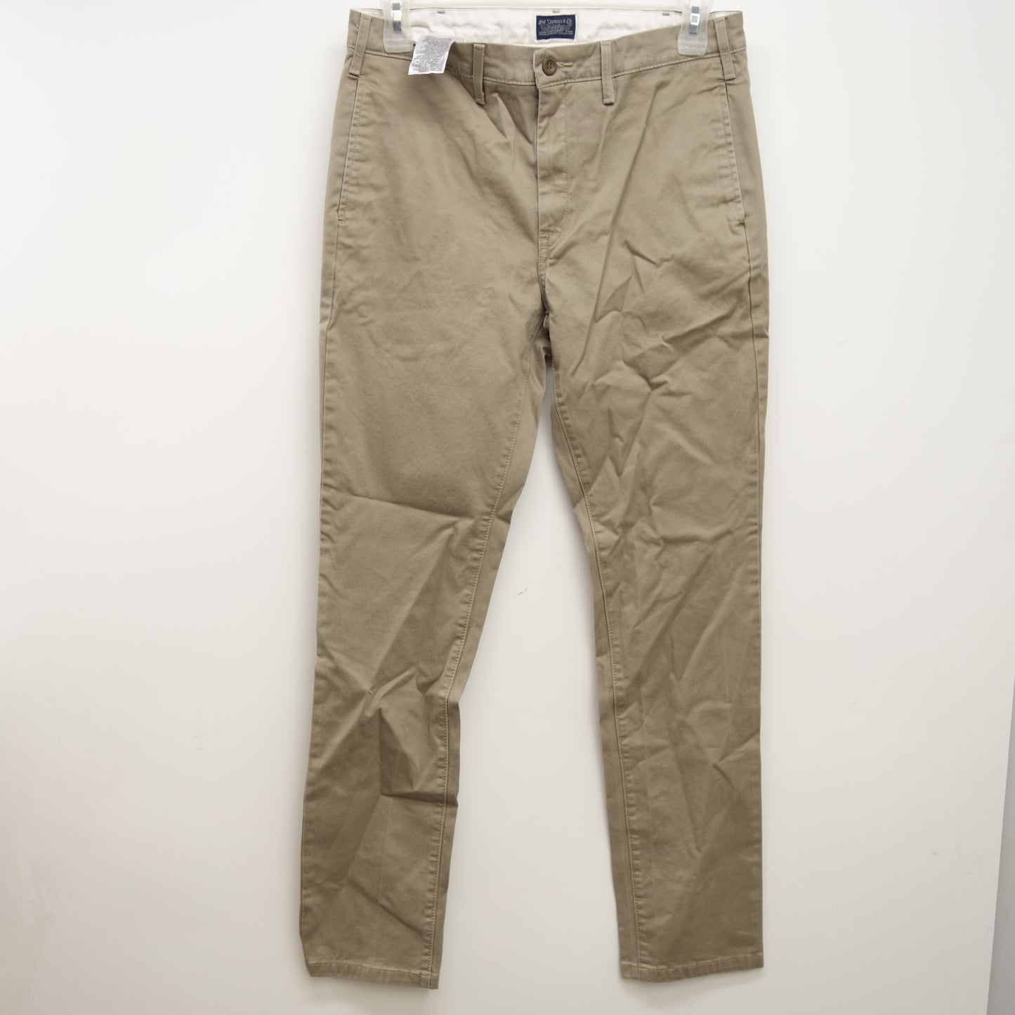 Levi's Mens 511 0003 Slim Fit Khaki Twill Chino Dress Pants Size 33 x 34