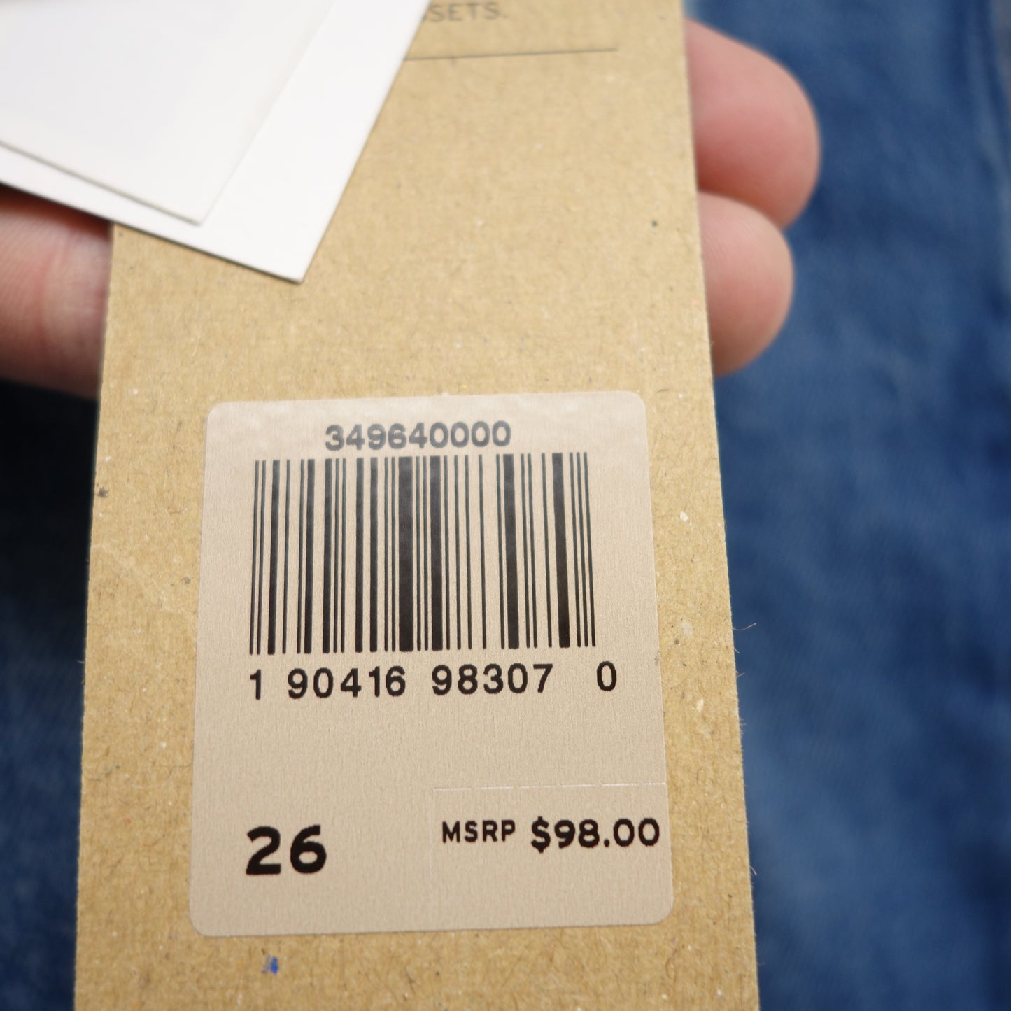 Levi's Womens Wedgie Fit Distressed Cut Off Ankle Crop Denim Jeans Size 26 x 26