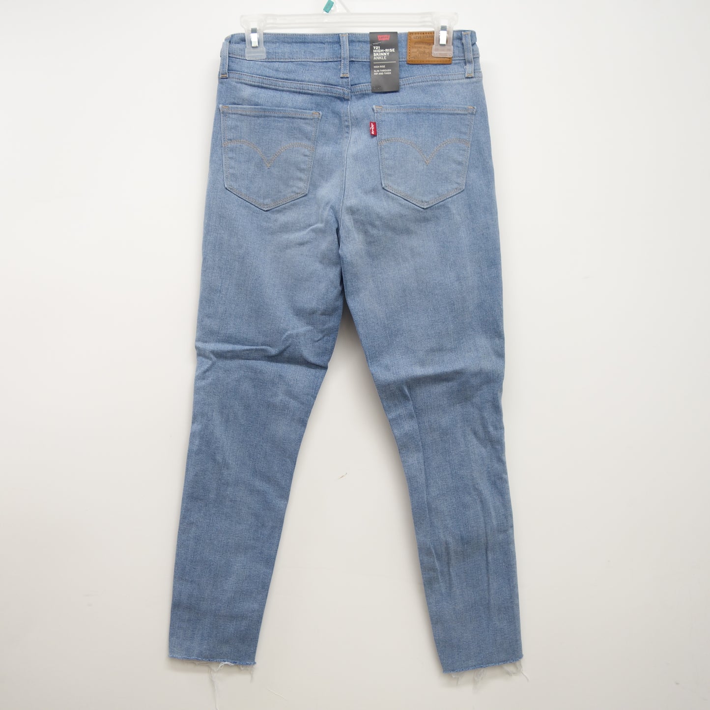 Levi's 721 0037 Womens Colorblock High Rise Skinny Ankle Jean Size 6S / 28