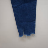 Levi's 720 0034 Womens Medium Blue Ripped High Rise Skinny Denim Jeans Size 6M / 28 x 30