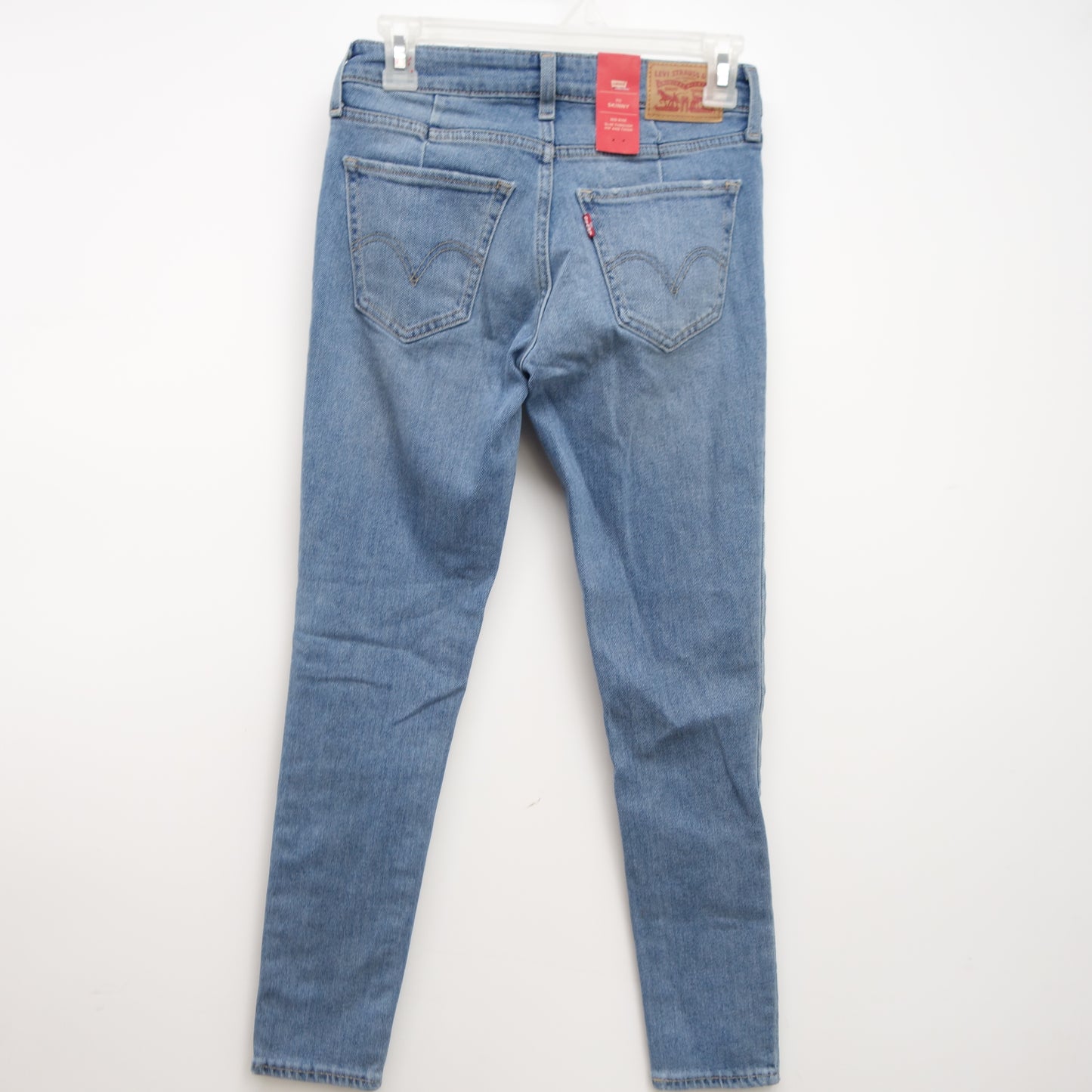 Levi's 711 0002 Womens Seamed Skinny Altered Jeans Size 00M / 24 x 27
