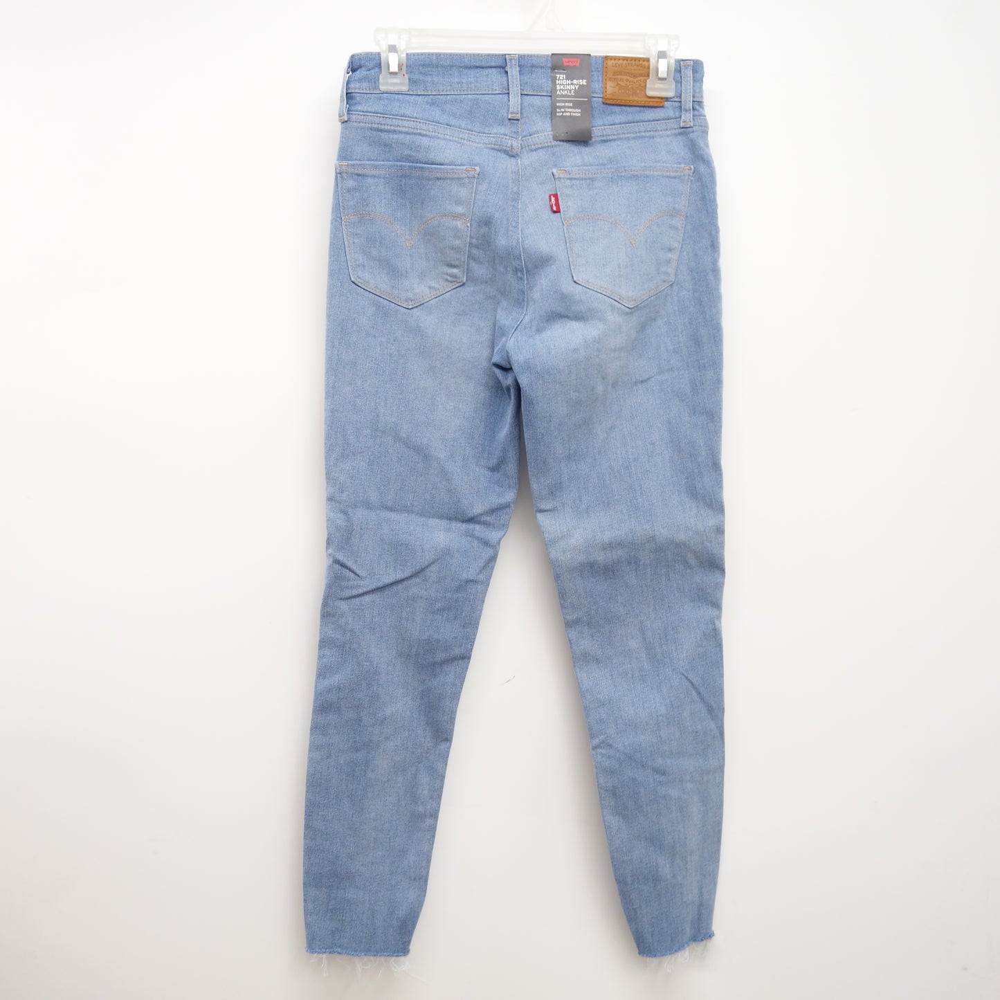 Levi's 721 0037 Womens Colorblock High Rise Skinny Ankle Jean Size 6S / 28