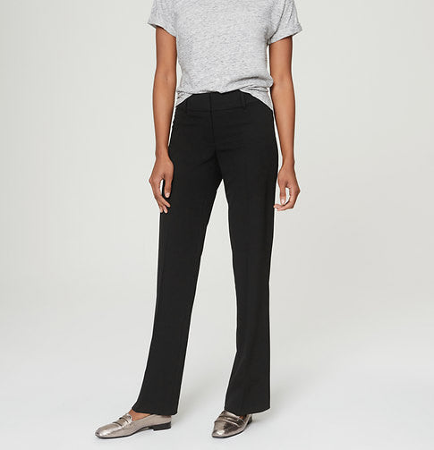 Ann Taylor LOFT Black Essential Skinny Ankle Pants in Julie Fit Size 2 - Designer-Find Warehouse
