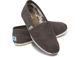 *TOMS Womens Gray Canvas Slip On Casual Shoes Size 9