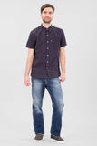Levi's Mens Sunset Dark Indigo One Pocket S/S Causal Shirt Size Medium - Designer-Find Warehouse - 1