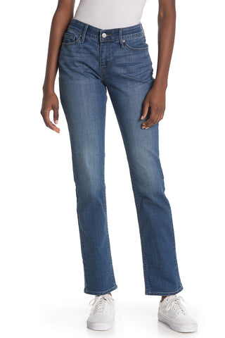 Levi's 525 Perfect Waist Straight Leg Mid Rise Denim Jeans Size 10M / 30 x 32