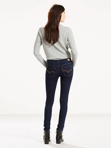 Levi's 535 0200 Womens Dark Blue Super Skinny Denim Jeans Size 10L / 30 x 32
