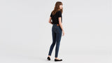 Levi's Womens 711 0209 Skinny Dark Blue Wash Slim Denim Jeans Size 14L 32 x 32