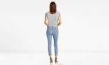Levi's 721 0009 Womens Light Blue Wash Slim Skinny Jean Size 12 / 31 X 32 - Designer-Find Warehouse - 4