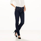 Levi's Womens 314 0001 Dark Wash Shaping Straight Jeans Size 26 X 30 - Designer-Find Warehouse - 2