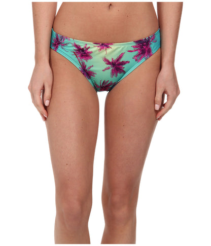 Carve Designs Blue Palm St. Barth Bikini Bottoms Size Medium - Designer-Find Warehouse - 1