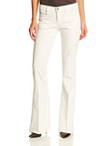 Lucky Brand Womens White Distressed Charlotte Kick Flare Jeans Size 26 - Designer-Find Warehouse - 1