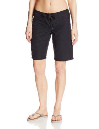 Rip Curl Swimwear Womens Black Love N Surf 11 Inch Board Short Size 5 - Designer-Find Warehouse - 1