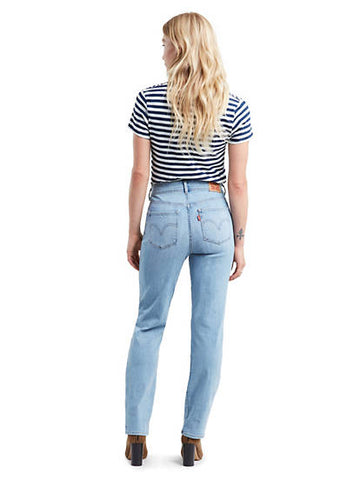 Levi's Womens Classic Straight Leg Mid Rise Blue Denim Jeans Size 16M / 33 x 30