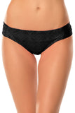 BECCA Womens American Fit Black Tab Side Hipster Bikini Bottoms Size L - Designer-Find Warehouse - 1