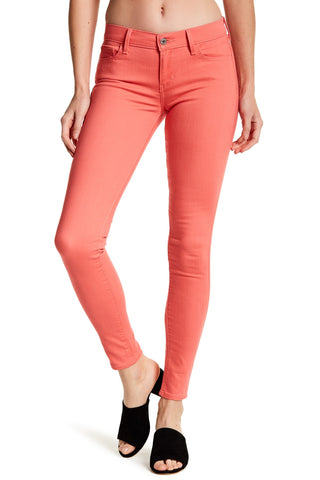 Levi's 710 0159 Womens Coral Super Skinny Denim Jeans Size 16M / 33 x 30
