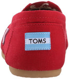 TOMS Womens Red Canvas Slip-On Shoes Size 5.5 - Designer-Find Warehouse - 2