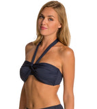 Seafolly Goddess U Tube Bandeau Bikini Top (DD Cup) Size 4 - Designer-Find Warehouse - 2