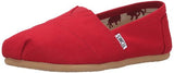 TOMS Womens Red Canvas Slip-On Shoes Size 5.5 - Designer-Find Warehouse - 3