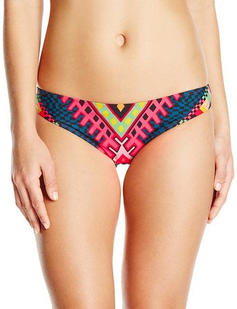 Mara Hoffman Womens Pink Geometric Bikini Bottoms Size M - Designer-Find Warehouse - 1