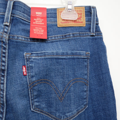 Levi's 525 Perfect Waist Straight Leg Mid Rise Denim Jeans Size 10M / 30 x 32