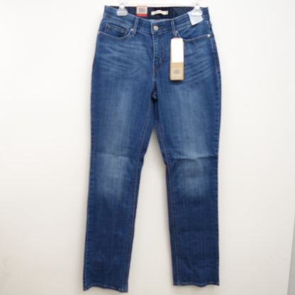 Levi's 525 Perfect Waist Straight Leg Mid Rise Denim Jeans Size 10M / 30 x 32