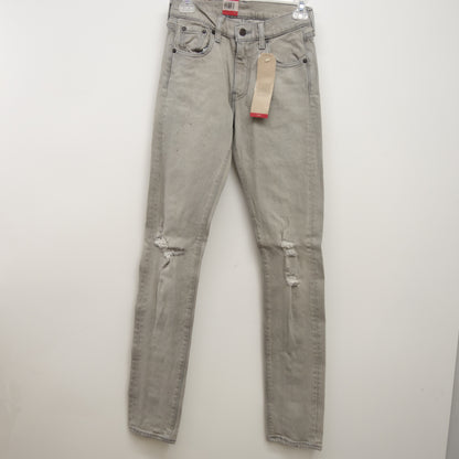 Levi's Womens 505 C Gray Slim Straight Leg Denim Jeans Size 10M / 30 x 30