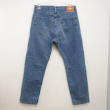 Levi's Mens 505 1765 Regular Fit Straight Leg Medium Denim Jeans 34 x 30