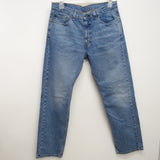 Levi's Mens 505 1765 Regular Fit Straight Leg Medium Denim Jeans 34 x 30