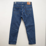 Levi's Mens 505 1765 Regular Fit Straight Leg Medium Denim Jeans 32 x 29
