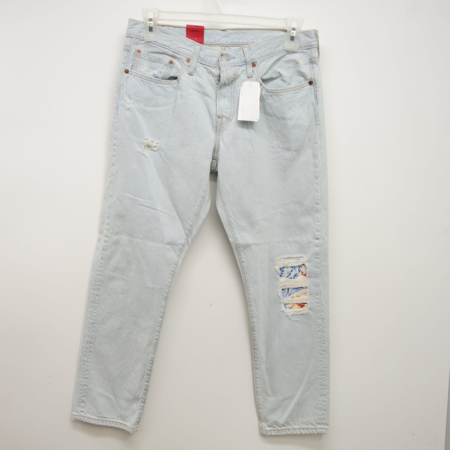 Levi's 501 0032 T Taper Womens Button Fly Denim Jeans Size 30 x 28