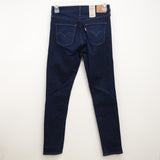 Levi's Slimming Skinny Dark Blue Denim Jeans Size 10M 30 x 30