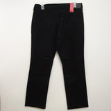 Levi's Womens 505 0120 Black Wash Straight Leg Denim Jeans Size 16M / 33 x 32