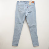 Levi's Womens 711 0275 Skinny Light Wash Slim Denim Jeans Size 14L 32 x 32