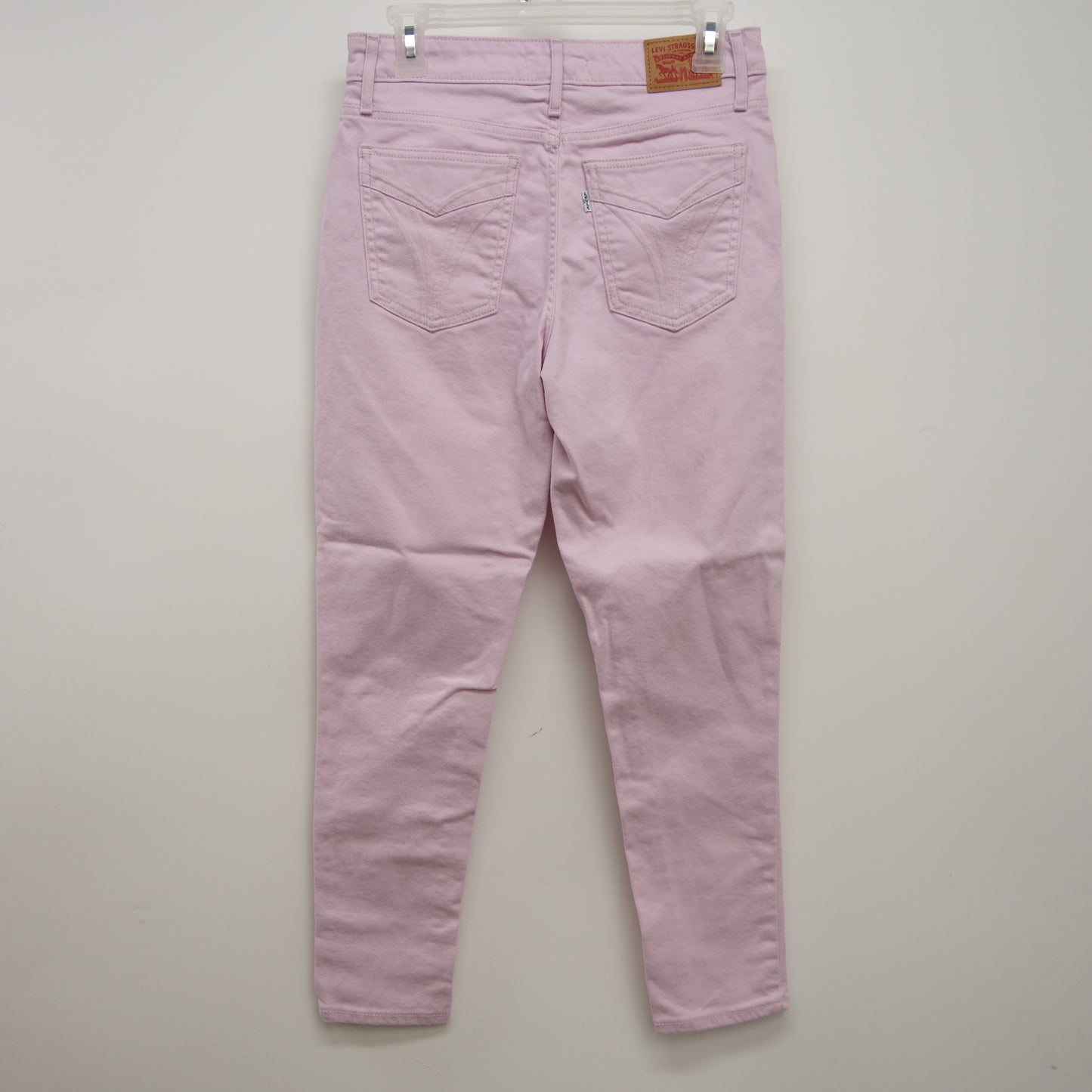 Levi's 721 0003 Womens Pastel Pink Wash Vintage High Rise Skinny Jean Size 6M / 28