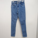 Levi's 721 0003 Womens Light Blue Wash Vintage High Rise Skinny Jean Size 2M / 26 X 32