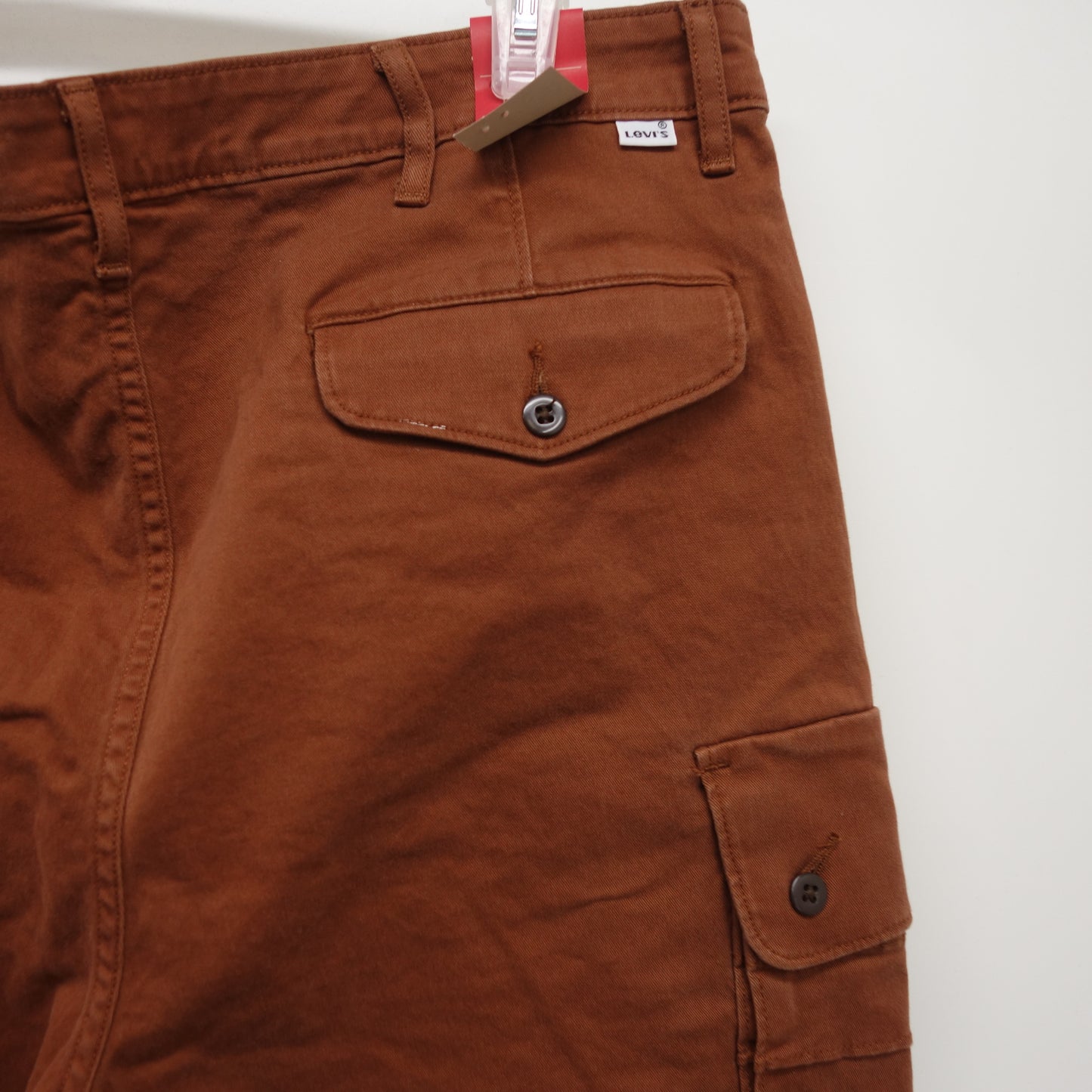 Levi's Mens Burnt Orange Slim Fit Casual Cargo Utility Pants Size 40 x 32