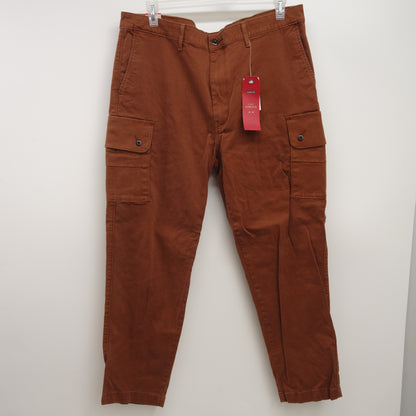 Levi's Mens Burnt Orange Slim Fit Casual Cargo Utility Pants Size 40 x 32