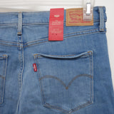 Levi's Womens 315 0037 Light Blue Stretch Shaping Skinny Denim Jeans Size 12M / 31 x 30
