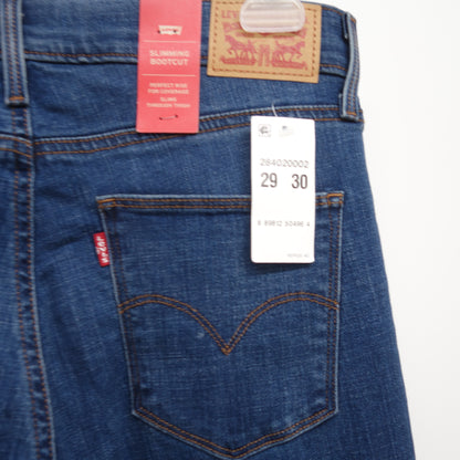 Levi's Womens Classic Mid Rise Slimming Bootcut Stretch Denim Jeans Size 8M / 29 x 30