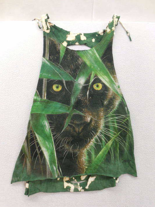 Urban Outfitters Womens Bleach Ripped Graphic Tank By Urban Renewal Size Small - Designer-Find Warehouse - 1